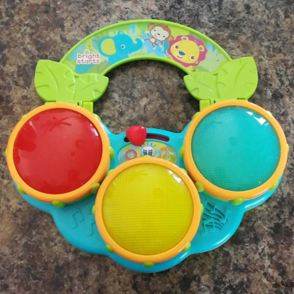 bright starts musical beats with lights baby toy